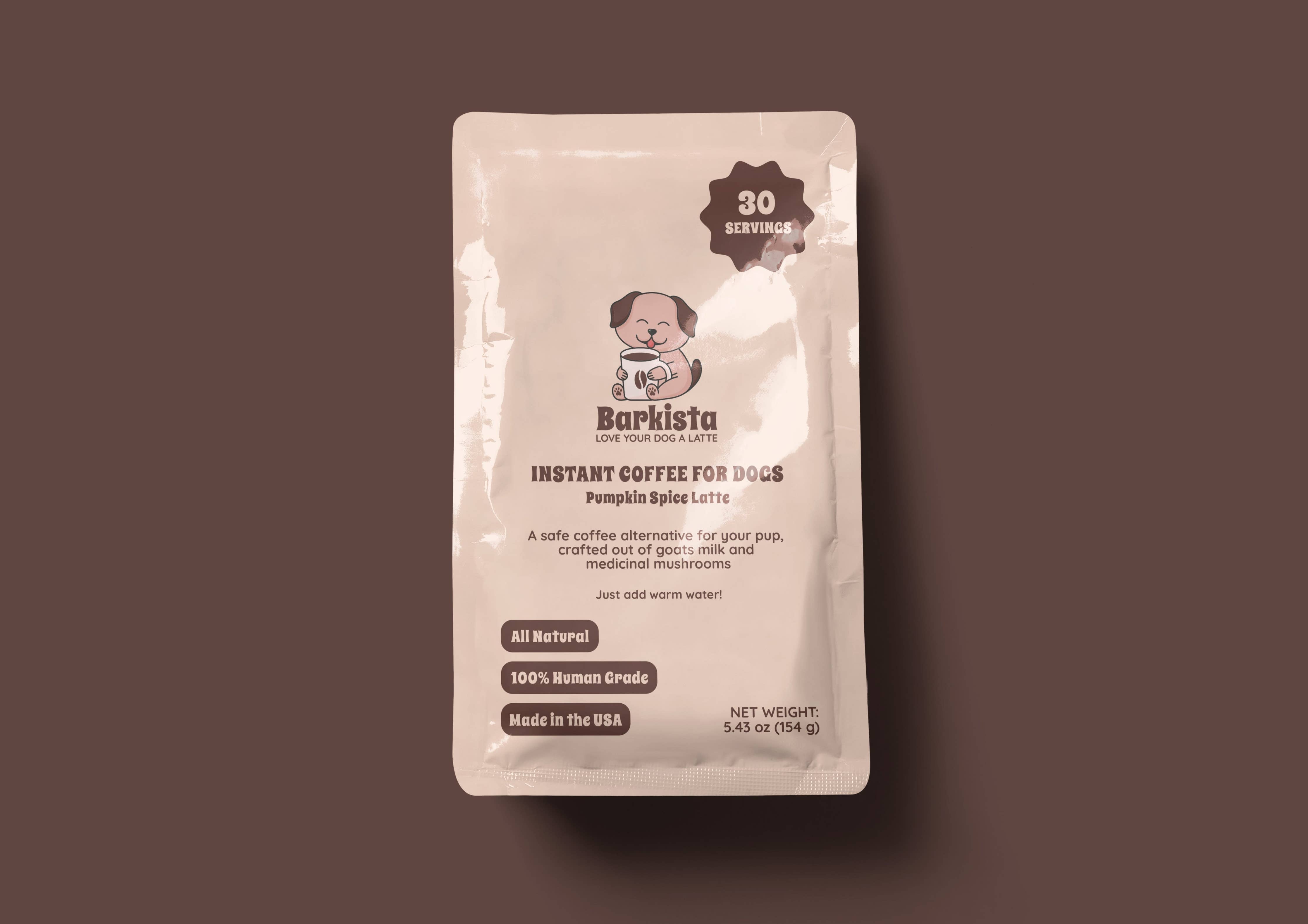 Barkista - Pumpkin Spice Latte Instant Dog Coffee