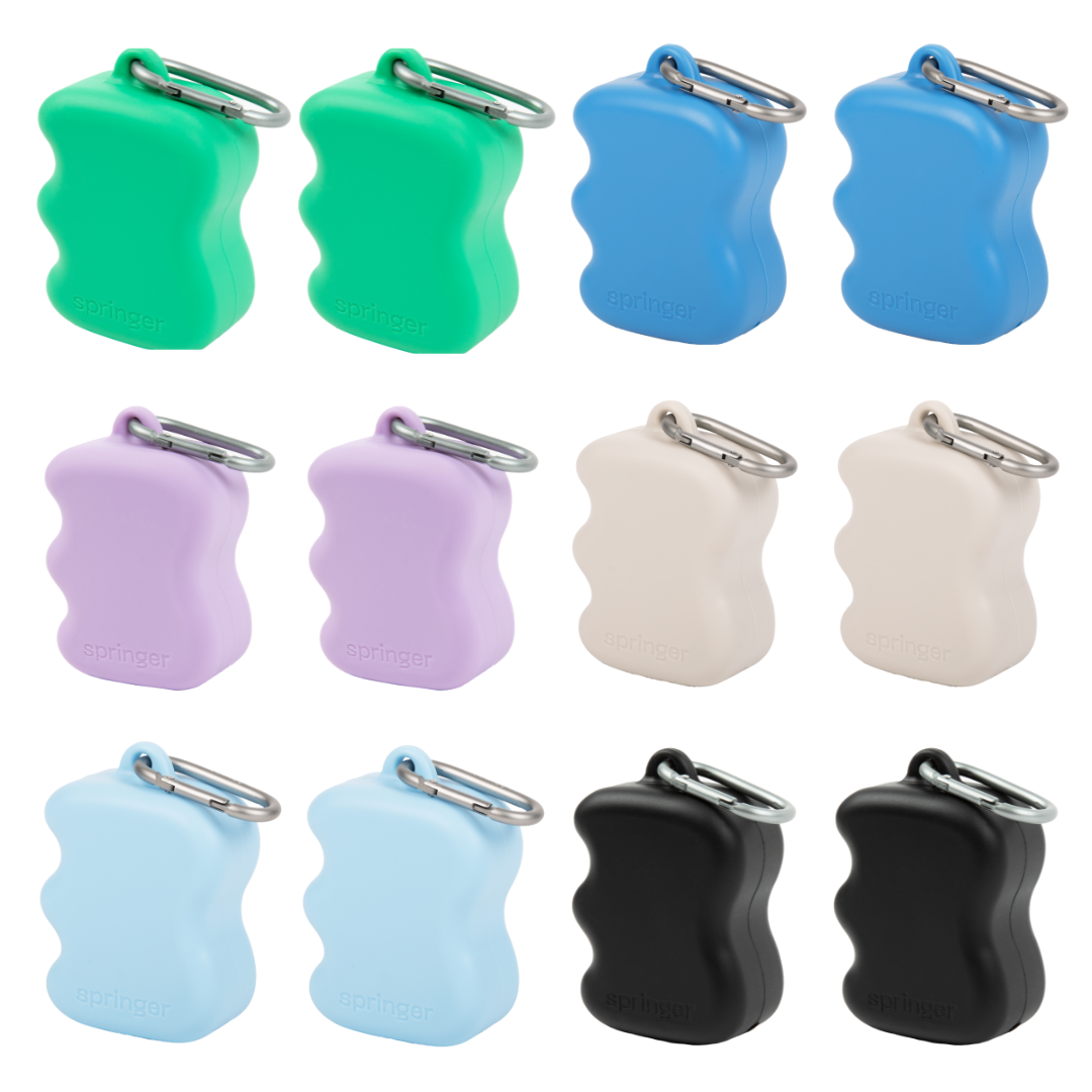 Springland Pets - Silicone Dog Treat Dispenser - 6 Colors (Mixed 12 Pack)