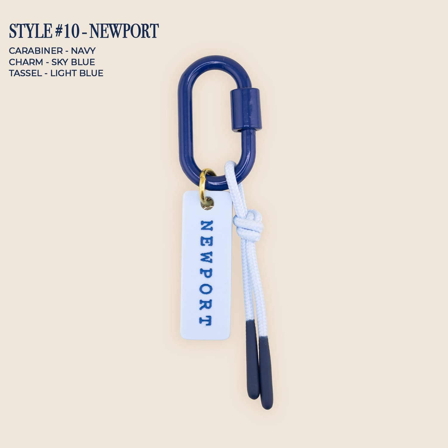 Freshwater Curated Goods™ - Custom Your City Bag Charm: Style 