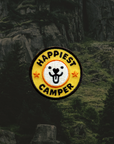 Scout's Honour Pty Ltd - Happiest Camper iron-on patch for dogs and cats