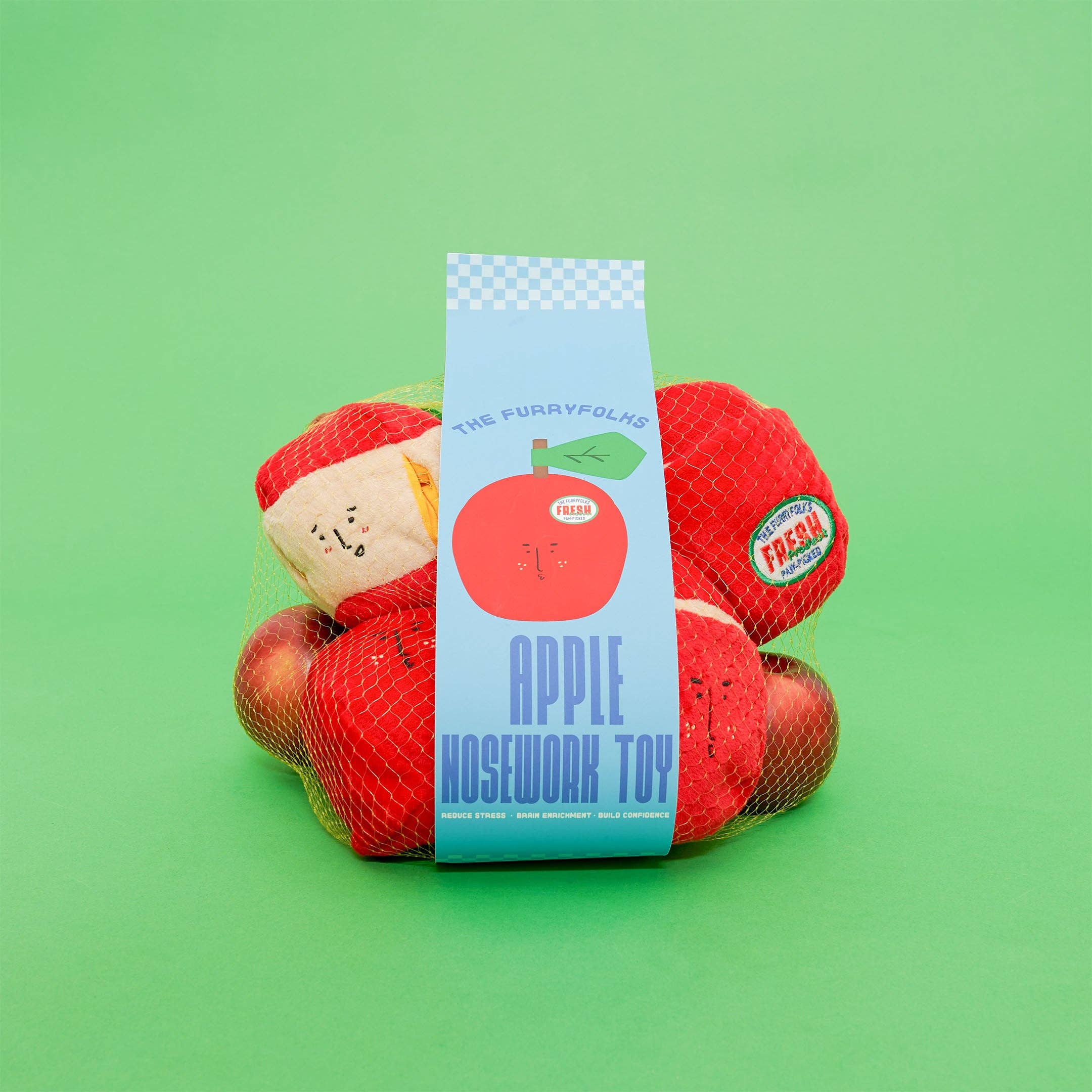 the furryfolks - Apple Nosework Toy
