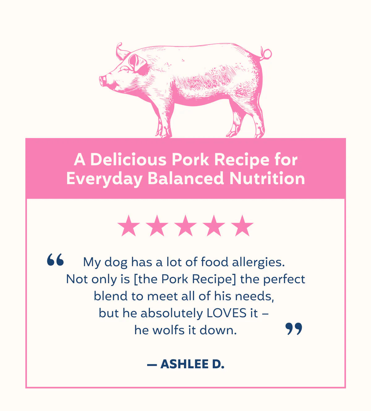 My Perfect Pet Sweetheart's Glycemic Friendly Pork