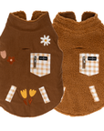 Lucy & Co. - Chocolate Meadows Reversible Teddy Vest