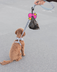 Woof & Wonder - Sparkle Heart Poopy Loop® Used Dog Waste Bag Holder