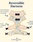 Lucy & Co. - Sunshine and Daffodils Reversible Harness