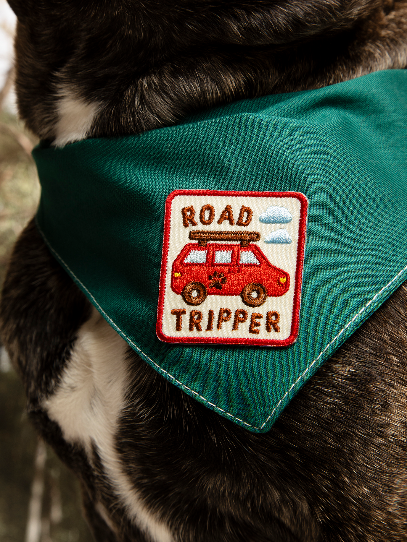 Scout's Honour Pty Ltd - Road Tripper iron-on patch for dogs and cats