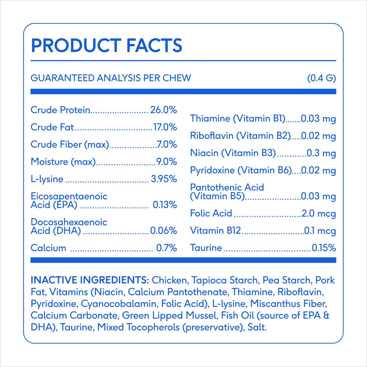 Native Pet - Multivitamin Pillow Chews Complete Wellness Support for Cats