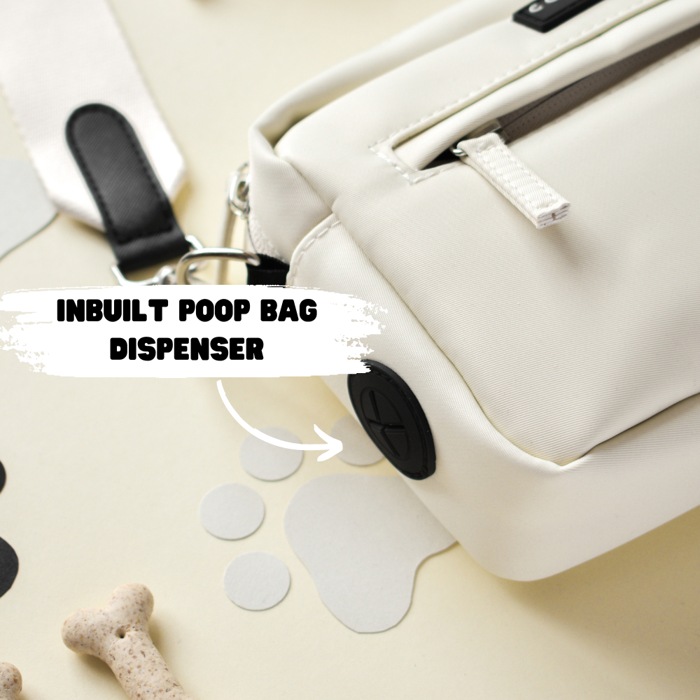 Cocopup London - Dog Walking Bag - Oyster White