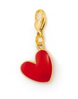 The Foggy Dog - Red Heart Collar Charm: Charm Only