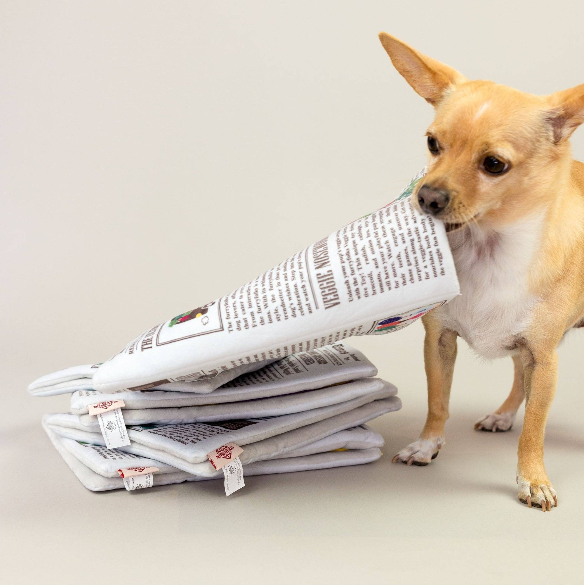 the furryfolks - Newspaper Nosework Toy