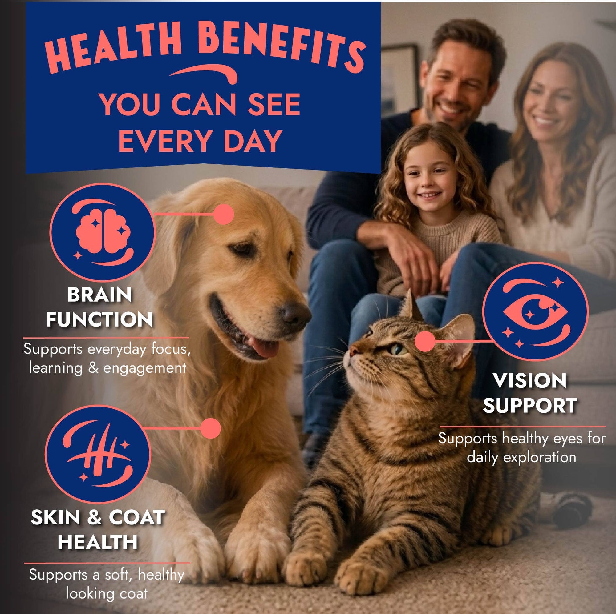 Finfare Pet Foods - Wild Alaskan Fish Oil - Dog &amp; Cat Supplement, 6.8oz