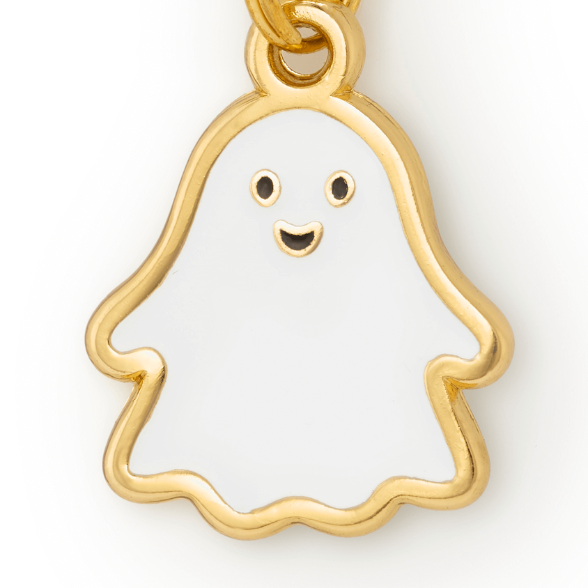 The Foggy Dog - Glow-in-the-Dark Ghost Collar Charm: Charm Only