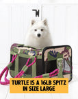 ROVERLUND - OUT-OF-OFFICE PET CARRIER PRO EDITION: BLACK CAMO / BLACK / LARGE - UP TO 25LBS
