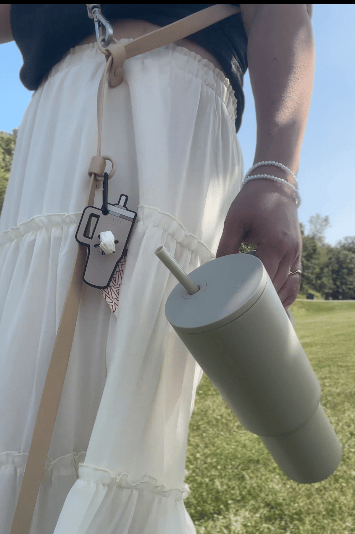 Woof &amp; Wonder - Oat Tumbler Poopy Loop® Used Dog Waste Bag Holder