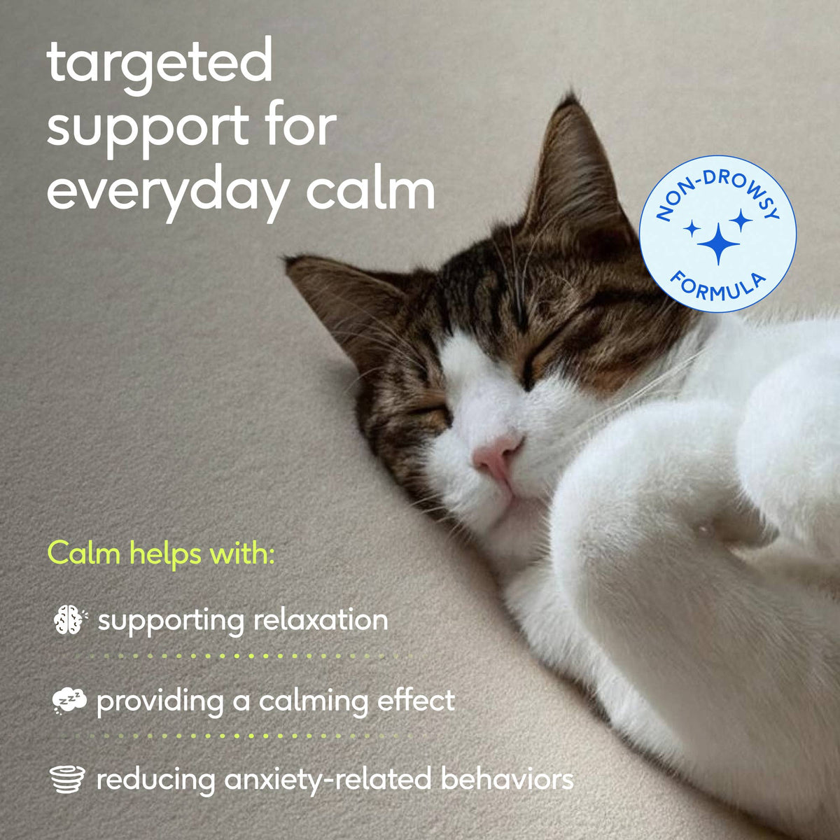 Native Pet - Calm Pillow Chews Anxiety &amp; Stress Supplement for Cats
