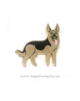Lili Chin Art - German Shepherd Dog Enamel Pin