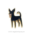 Lili Chin Art - Formosan Mountain Dog / Taiwan Dog Enamel Pin