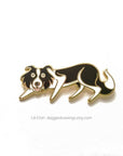 Lili Chin Art - Border Collie / Herder Dog Enamel Pin