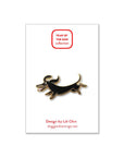 Lili Chin Art - Dachshund Dog Enamel Pin