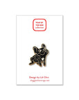 Lili Chin Art - French Bulldog Enamel Pin