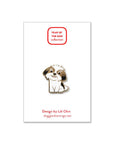Lili Chin Art - Shih Tzu/lhasa Apso Dog Enamel Pin