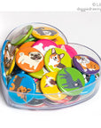 Lili Chin Art - 30 Dog Buttons: Assorted