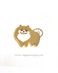 Lili Chin Art - Pomeranian Dog Enamel Pin