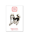 Lili Chin Art - Husky Dog Enamel Pin