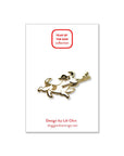 Lili Chin Art - Jack Russell Terrier Dog Enamel Pin