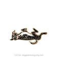 Lili Chin Art - Pit Bull Dog Enamel Pin