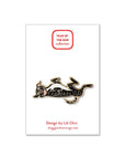 Lili Chin Art - Pit Bull Dog Enamel Pin