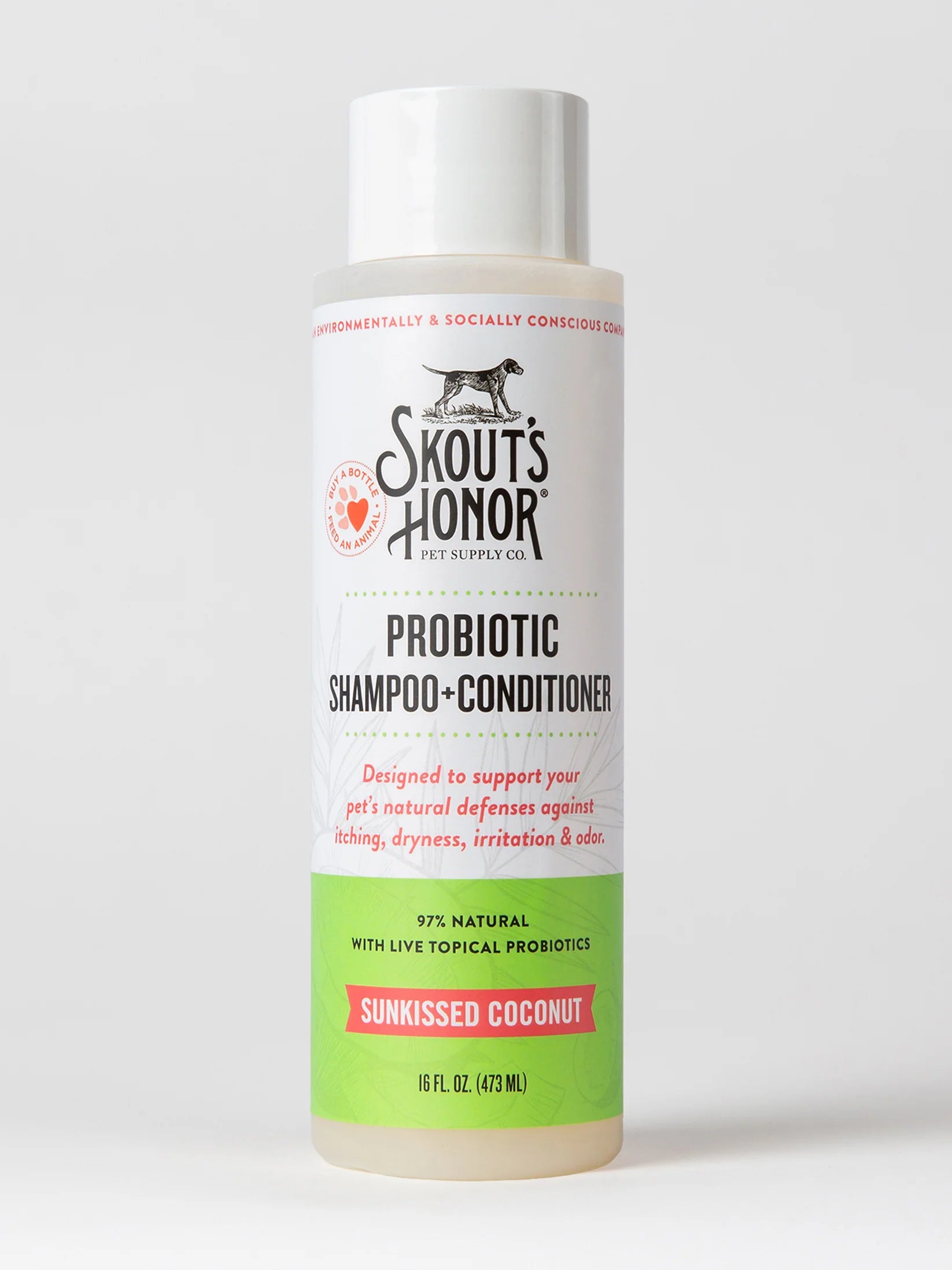 Skout&#39;s Honor - Probiotic Shampoo + Conditioner For Dogs + Cats