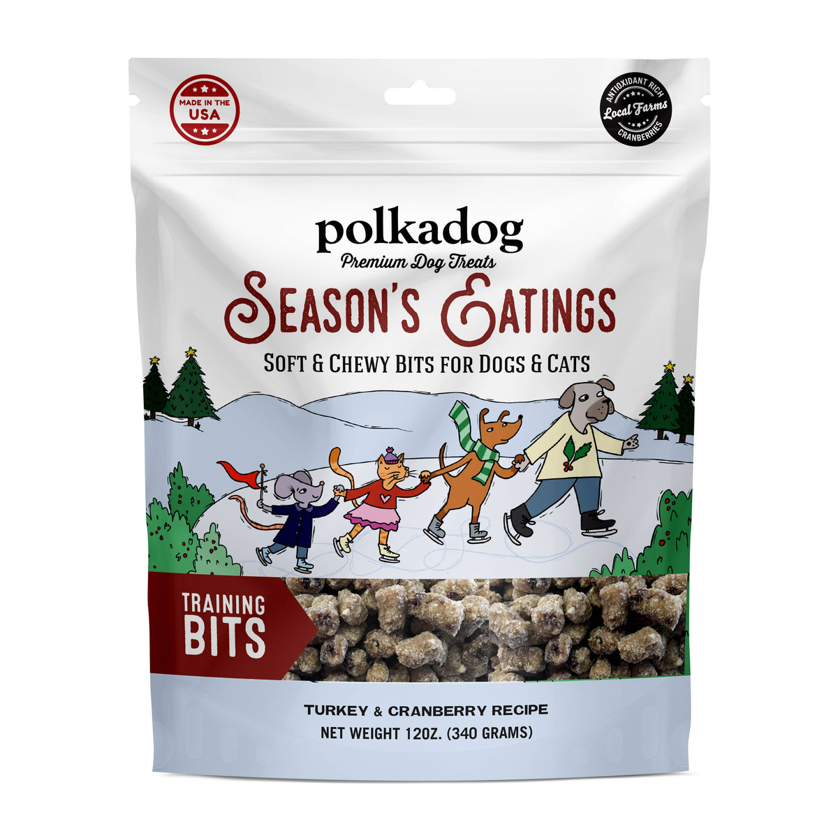 Pet Palette Distribution - Polkadog Holiday Wonder Nuggets, Turkey 12oz