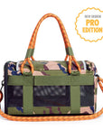 ROVERLUND - OUT-OF-OFFICE PET CARRIER PRO EDITION: BLACK CAMO / BLACK / LARGE - UP TO 25LBS