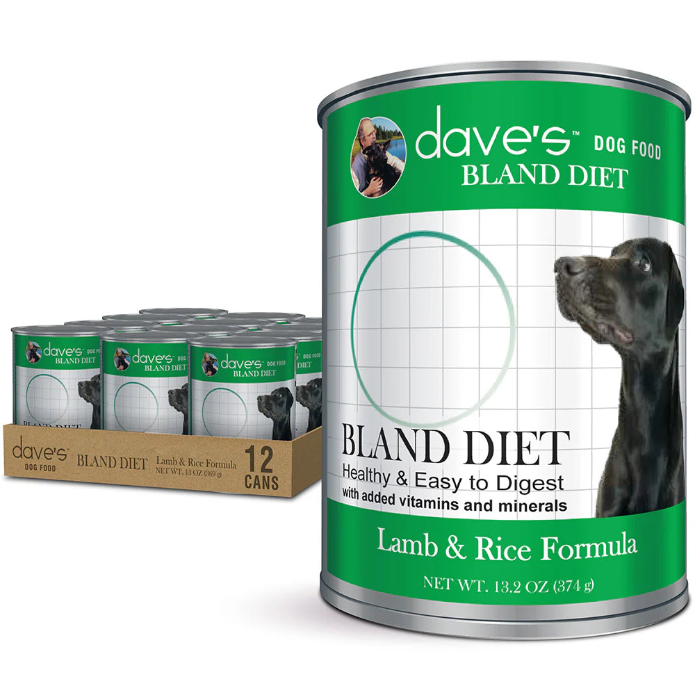 Dave&#39;s Restricted Diet Bland for Dogs – Lamb &amp; Rice Formula / 13.2 oz
