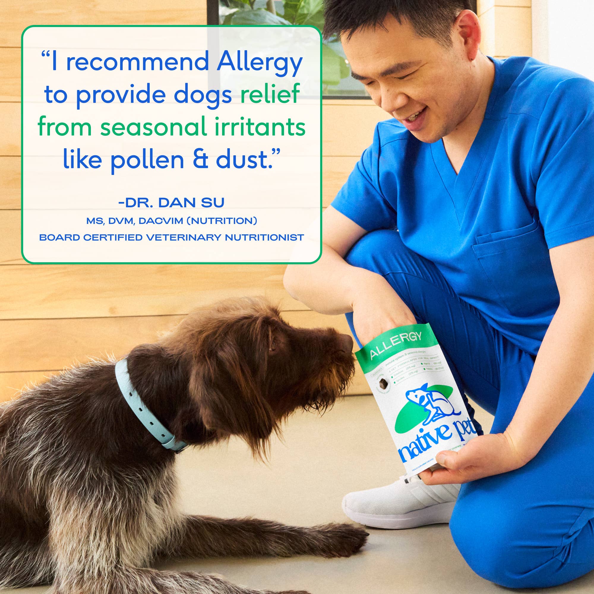 Native Pet - Allergy &amp; Immune Chews, an Allergy &amp; Itch Relief Supplement : 90 chews