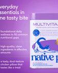 Native Pet - Multivitamin Pillow Chews Complete Wellness Support for Cats
