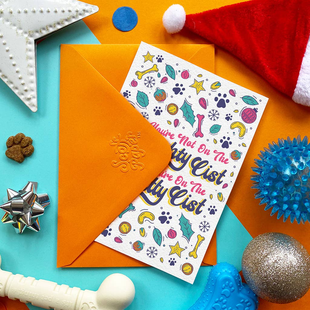 Scoff Paper - Edible Christmas Card For Dogs