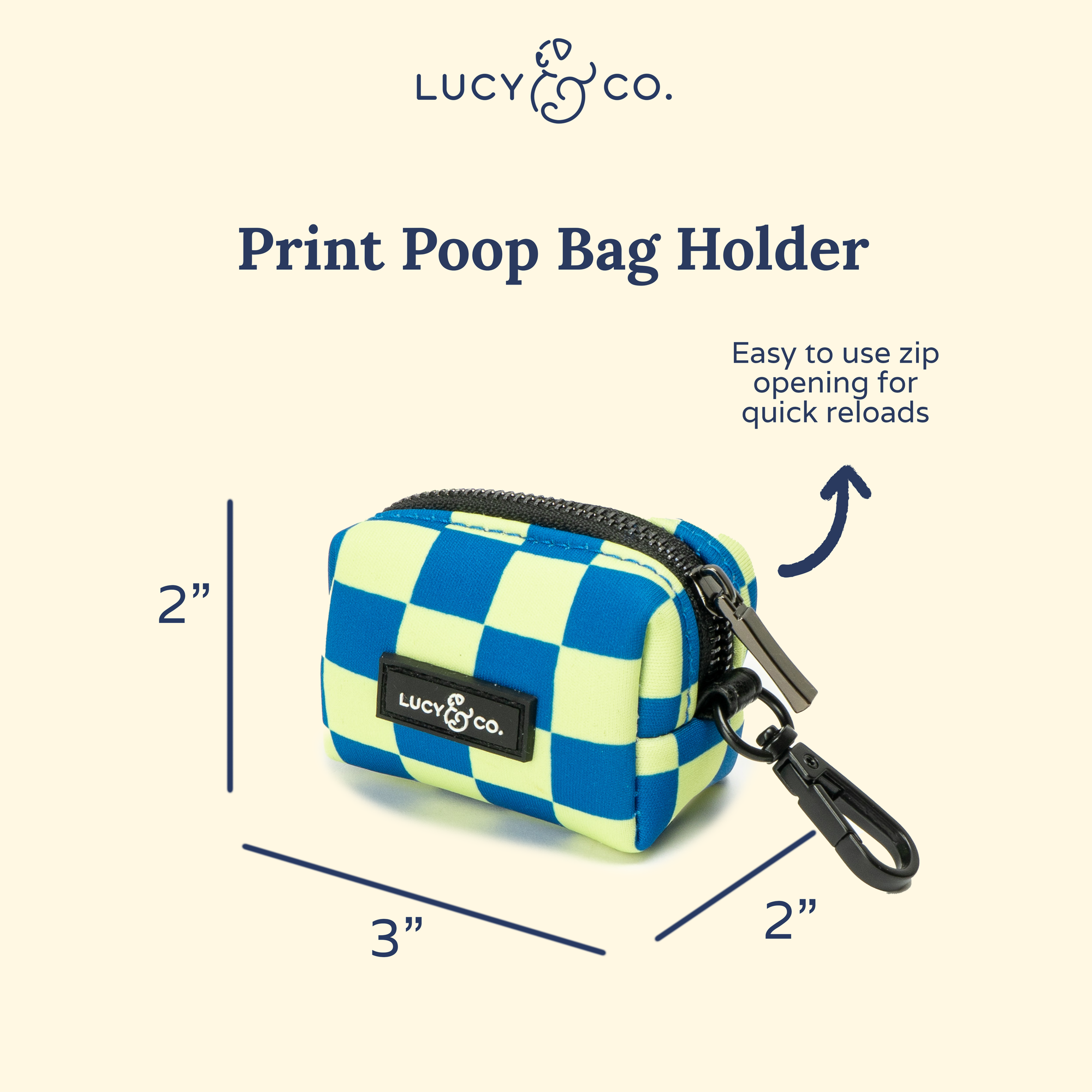 Lucy &amp; Co. - Have a Nice Day Poop Bag Holder