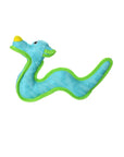 Tuffy Dog Toys - VIP Products - DuraForce Dragon Tiger - Blue, Durable, Squeaky Dog Toy