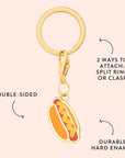 The Foggy Dog - Hot Dog Collar Charm: Charm Only