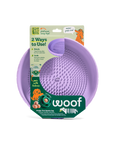 Woof Fly N Feed Lick Mat and Frisbee Toy