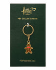 The Foggy Dog - Gingerbread Man Collar Charm: Charm Only