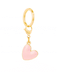 The Foggy Dog - Pink Heart Collar Charm: Charm Only