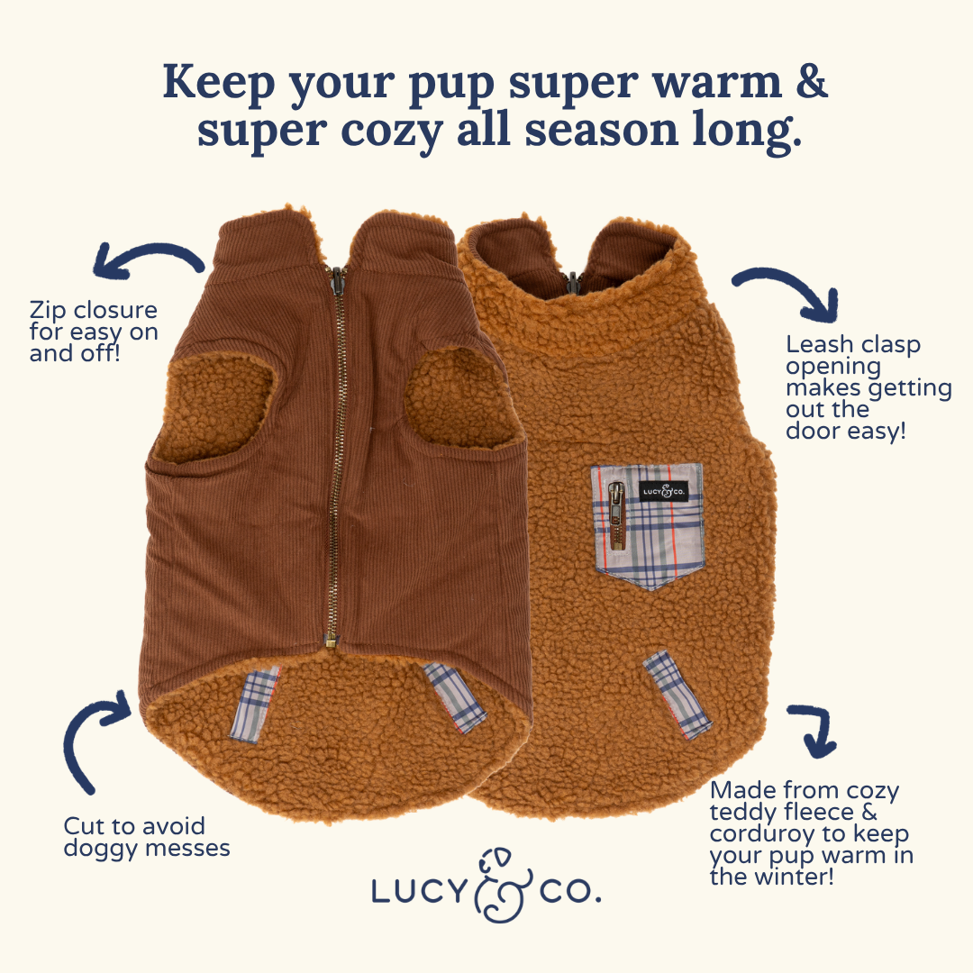 Lucy &amp; Co. - Woodland Wonder Reversible Teddy Vest