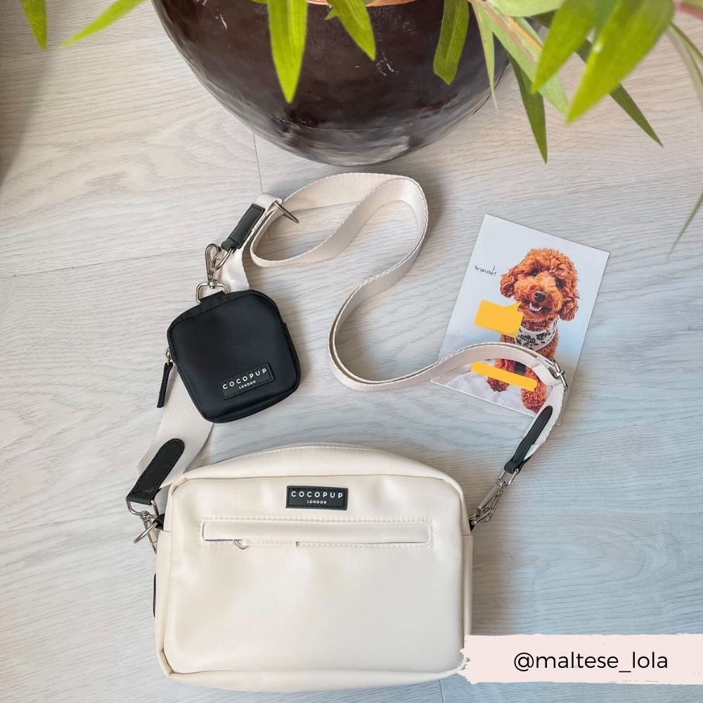 Cocopup London - Dog Walking Bag - Oyster White