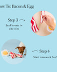 The Foggy Dog - Bacon and Egg Interactive Toy Set