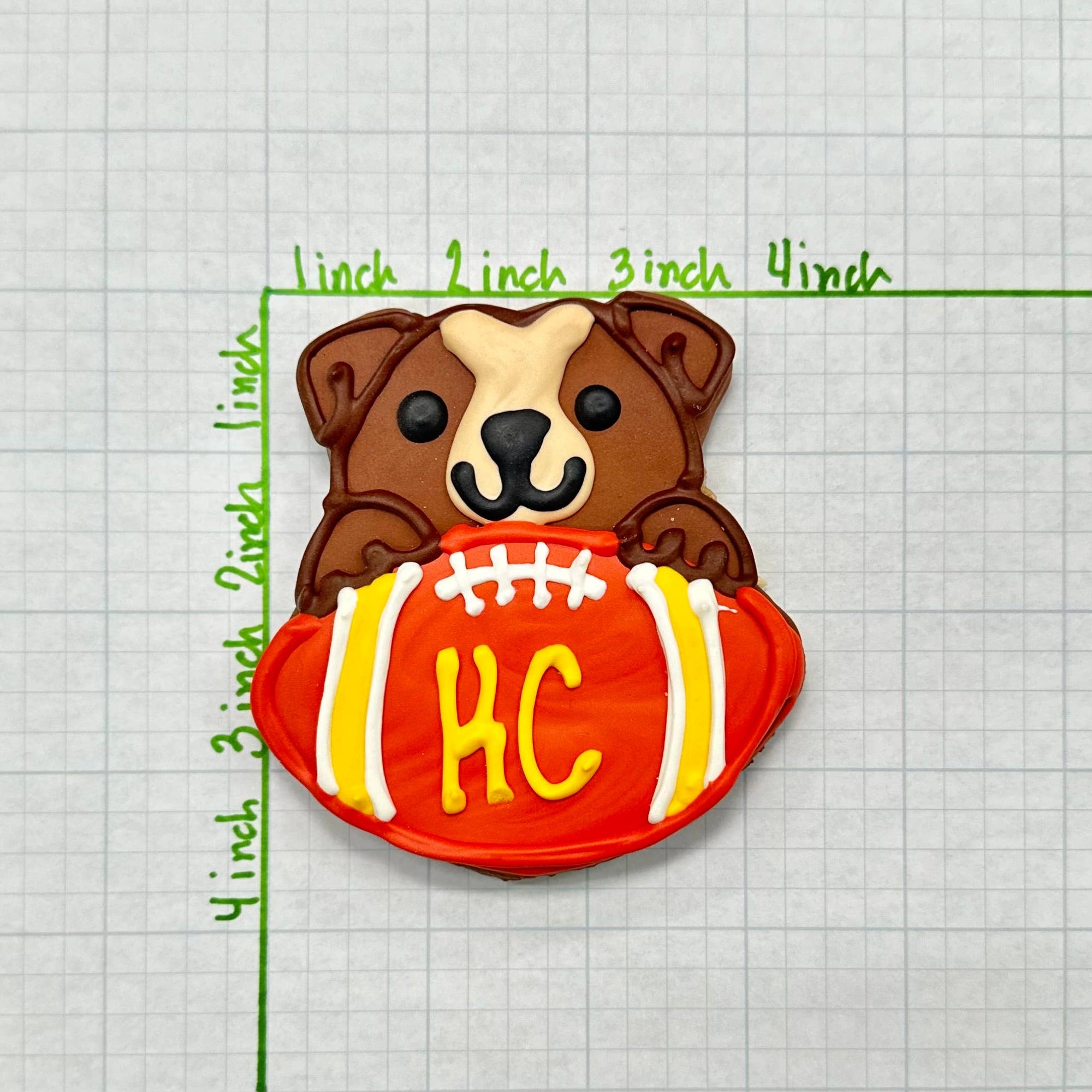 Lucky Biscuit Pet Bakery - Sports Ball Buffet Cookies: Basketball Cookie