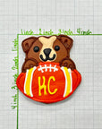 Lucky Biscuit Pet Bakery - Sports Ball Buffet Cookies: Basketball Cookie