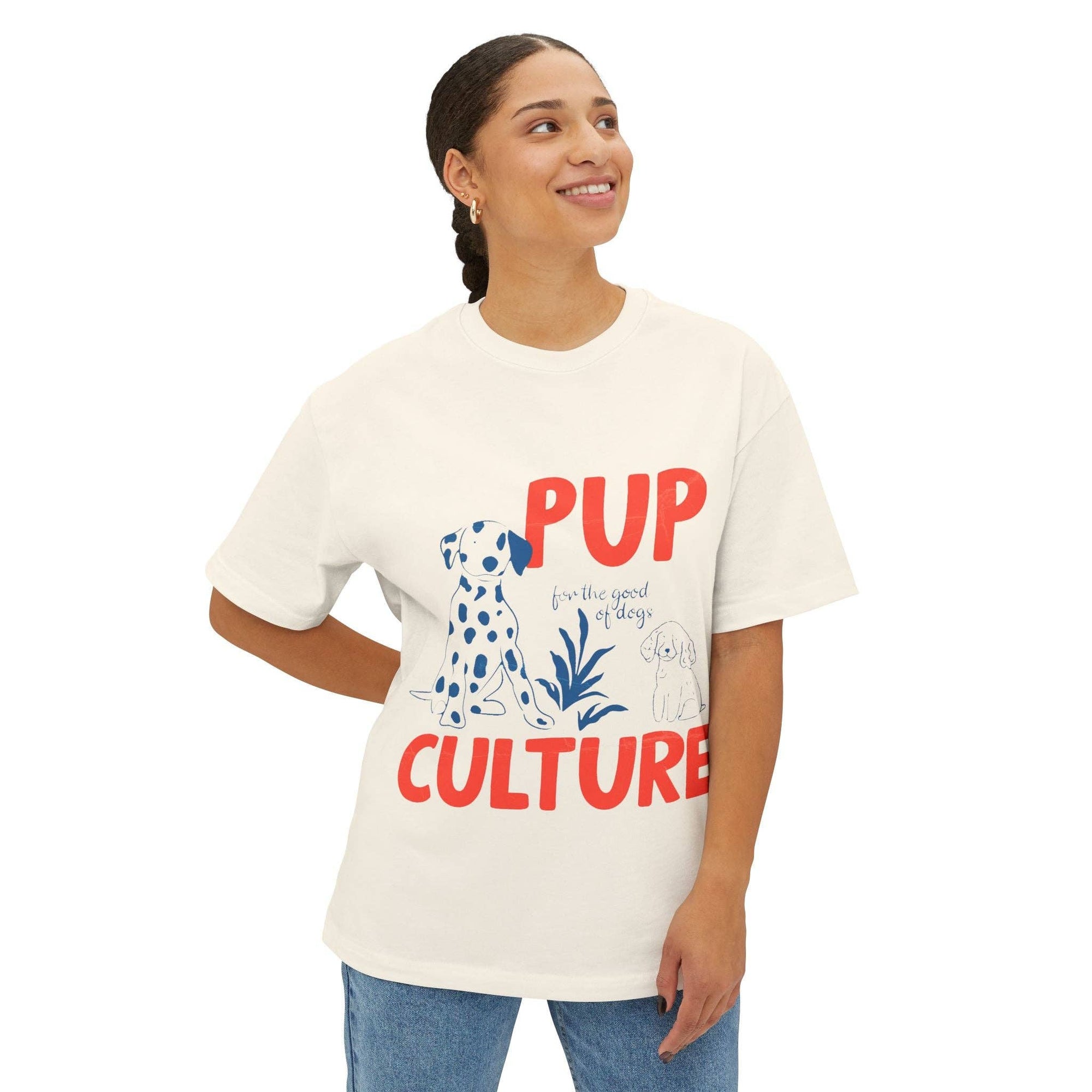 Good Thomas - Pup Culture Vintage Tee: Natural